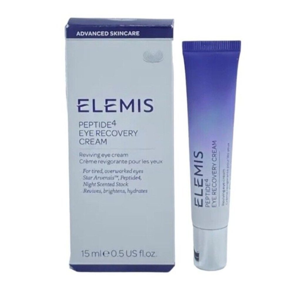 ELEMIS Peptide4 Eye Recovery Cream Luxury Skincare .5oz/15mL FULL Size New